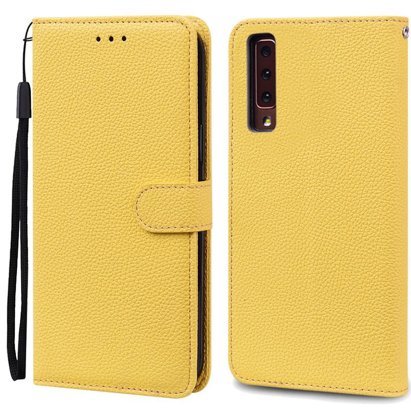 For Samsung Galaxy A7 2018 Case Galaxy A 7 2018 Cover Luxury Leather Flip Case For Samsung Galaxy A7 2018 SM-A750F Phone Cases