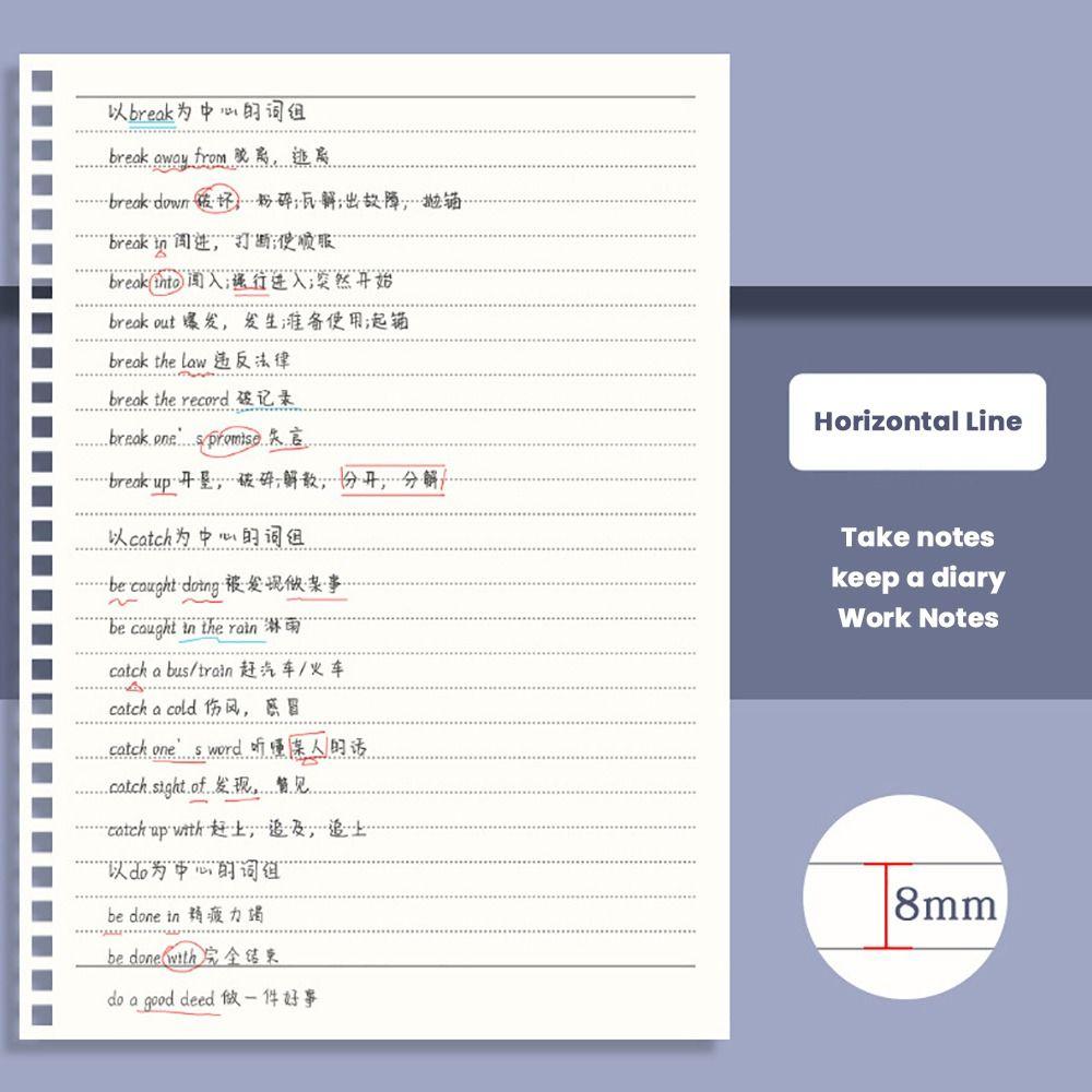 Блокнот на пружине A5/B5/A4 в клетку/пустой/в горизонтальную линию, скетчбук, блокнот, подарок для студентов