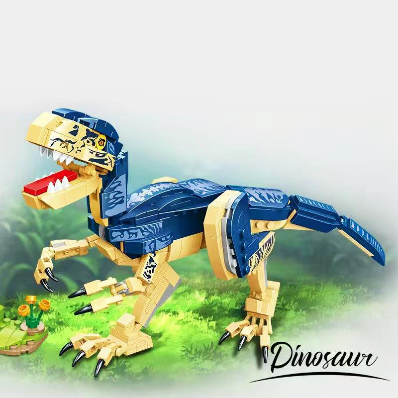 Jurassic World Park Dinosaur Building Block Creative Expert Tyrannosaurus Rex Triceratops Assembled Model Bricks Kid Toy