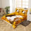 Guinea Pig  Bed Linen,Microfibre Bedding Sets, Children's Bed Linen with Cute Mouse for Teenagers  Adult 3-Piece  with Zip