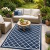 Waterproof Outdoor Terrace Carpet 120X180 Navy Blue [Carpet17]