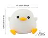 Duck-shaped lamp Cute silicone duck USB night lamp