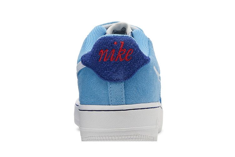 Детские кроссовки Nike Air Force 1 Low LV8 S50 University Blue (GS) Университетский синий/белый