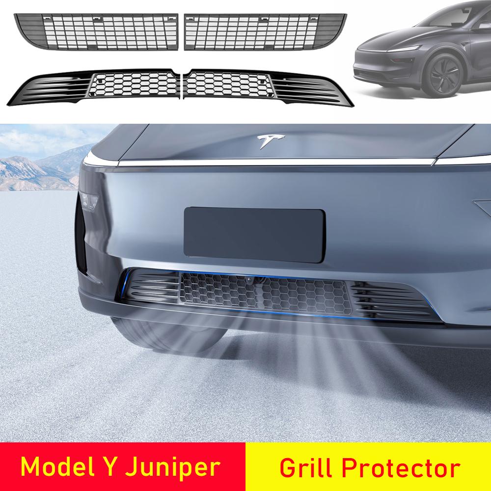 Для Tesla Model Y Juniper 2025 2026 Сетка от насекомых Передний багажник Пылезащитная Внутренняя вентиляционная решетка Защитная сетка воздухозаборника