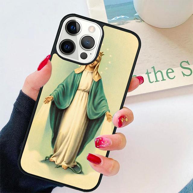 Virgen de Guadalupe Coque Shell For iPhone 17 Air 15 16 14 13 12 Pro Max 11 Pro Max Plus Phone Case Cover