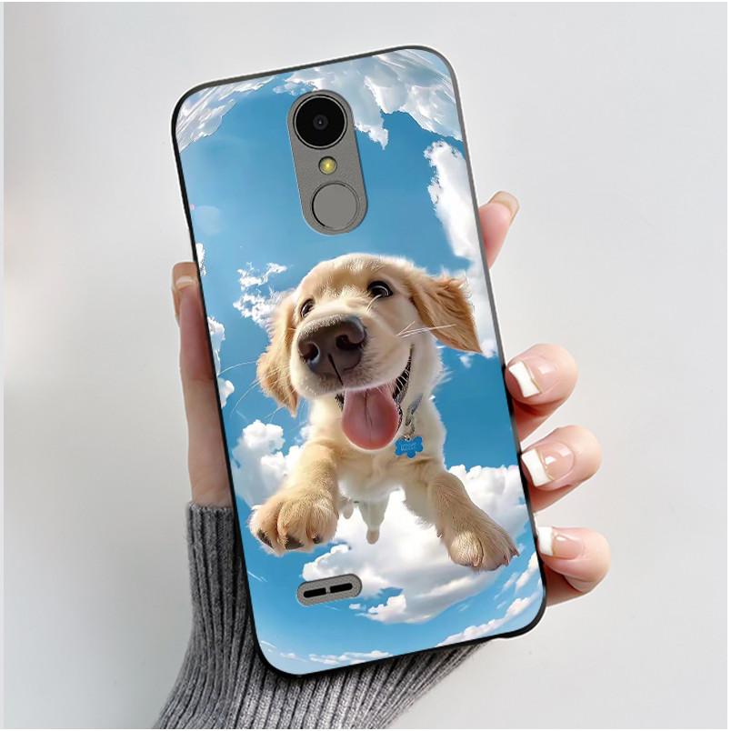 Чехол для LG K4 2017 X230/LG K8 2017 X300 Тонкий Чехол Эстетичный Роскошный Милый Крутой Мальчики Девочки Черный Матовый Мягкий Силикон Задняя Крышка