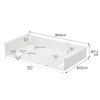 Yamazaki Table Under Storage Rack White Approx. W44xD25xH7.2cm Tower Tissue & Remote All-in-One Storage 5481