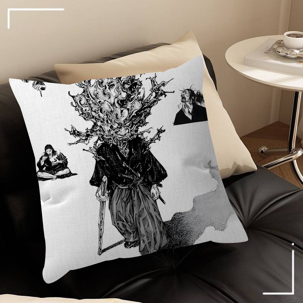 Vagabond Manga Pillowcase Toon Gift Cushion Cover Bedroom Home Sofa Chair Seat Decor Pillow Case