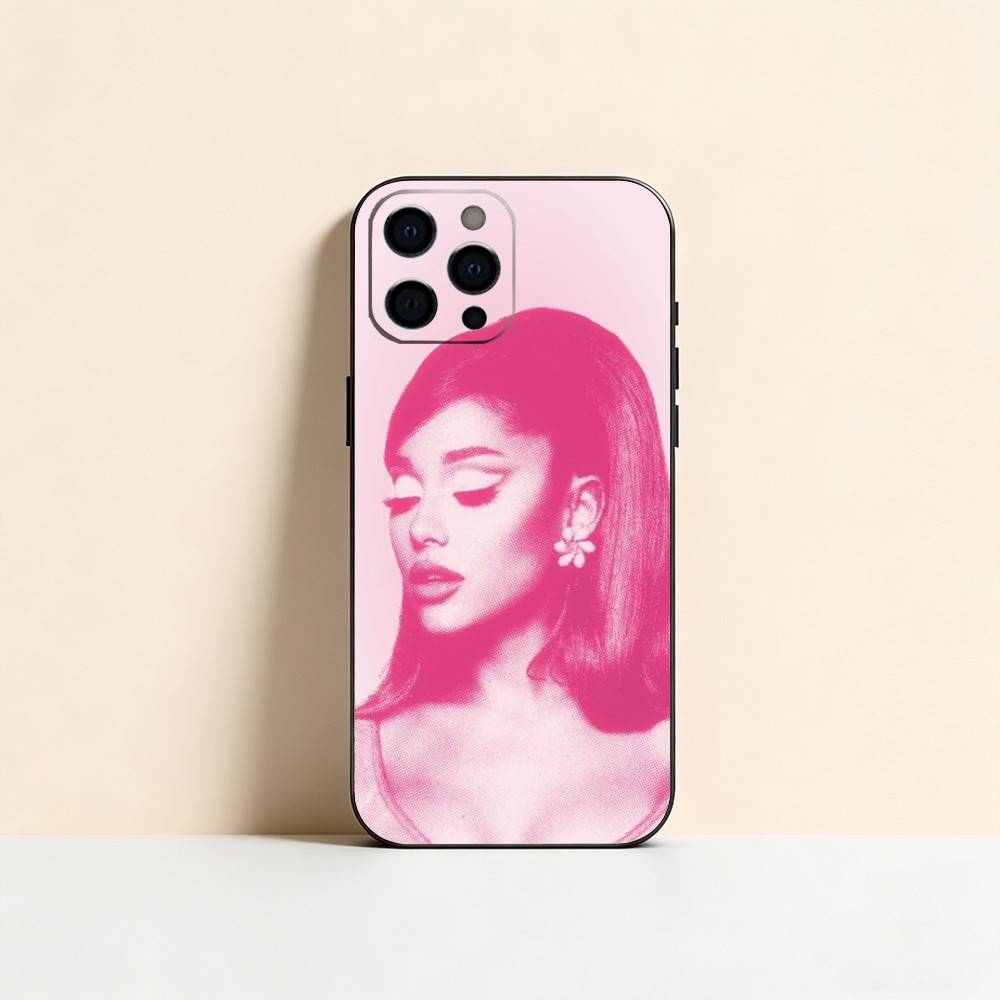 Чехол для телефона Арианы Гранде Для iPhone 17, 16, 15, 14, 13, 12, 11 Plus, Pro Max, Другие Мягкий черный чехол