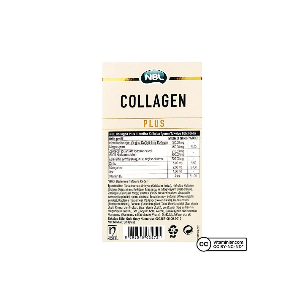 Nbl Collagen Plus 30 Tablet