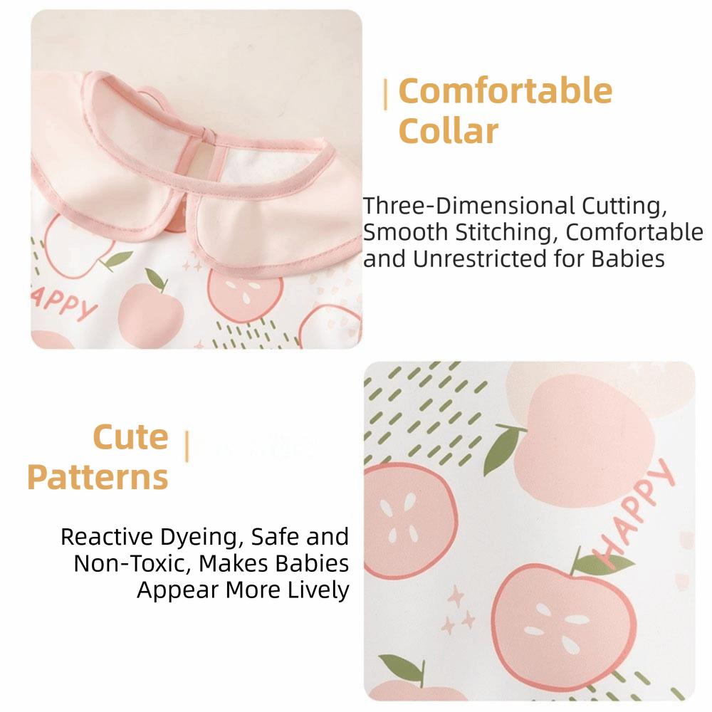Waterproof Children's Sleeveless Apron Soft Baby Eating Bib Baby's Meal Bib Newborn Use