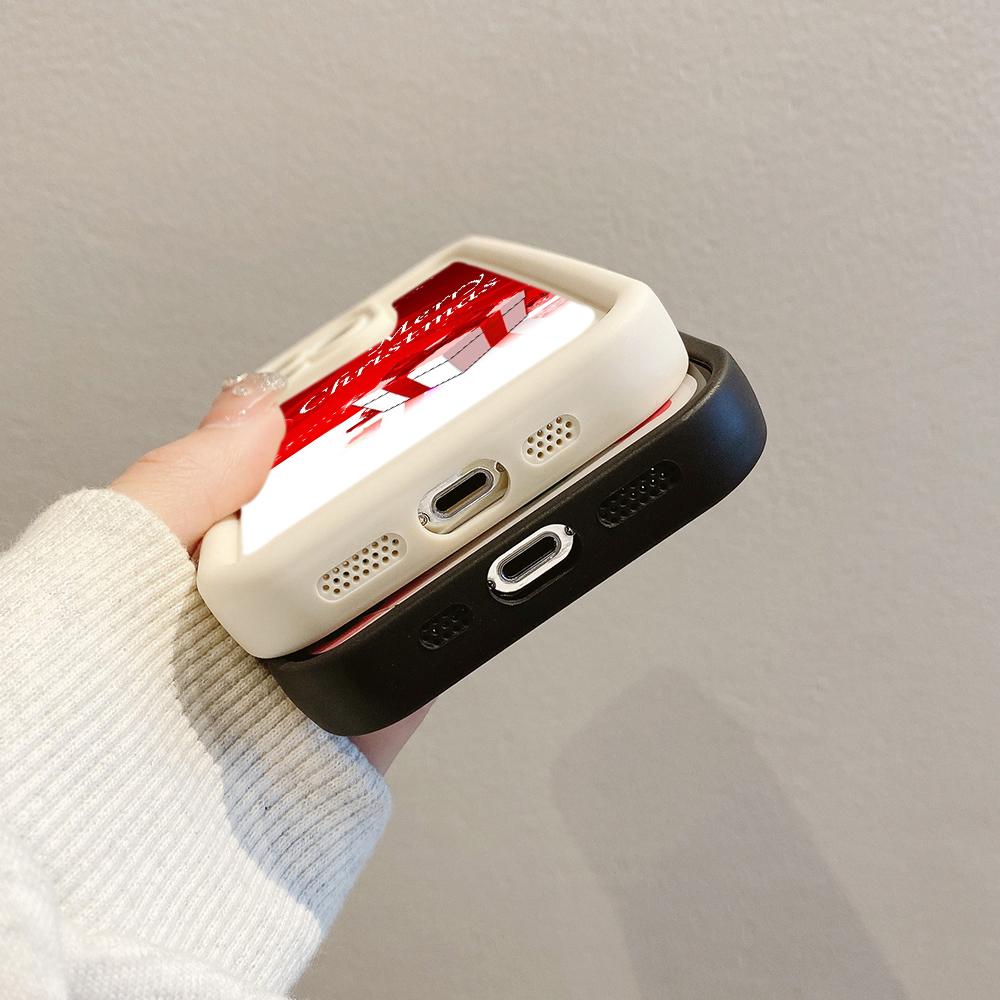 N111 Merry Christmas art Happy New Year Мягкие чехлы для телефонов Angel Eyes для iPhone 16 15 14 13 11 Pro Max 8 7 6s Plus 12 mini XR XS Max Противоударный чехол