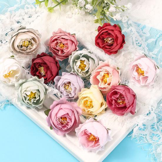 Красивая головка искусственного цветка, долговечная, легкая, без обрезки