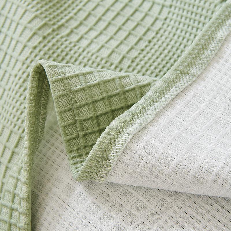 Summer Sofa Cushion Cool Ice Silk Breathable Washable Cushion Blanket Armrest Cover Cloth All Wrapped Cover Cover