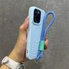 Роскошный рябь магнитный с шнурком мягкий чехол для телефона iPhone 16 15 14 13 Pro Max беспроводной зарядкой противоударный чехол