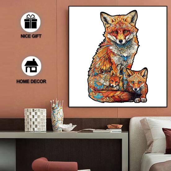 Деревянный пазл 3D в форме животного Деревянные пазлы Точно вырезанные детали Уникальная форма Яркие цвета Взаимодействие родителей и детей Головоломка для взрослых Игрушка-головоломка