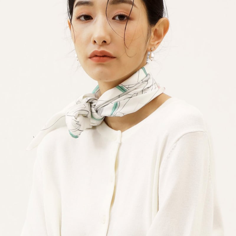 ONSZ Picture Postcard Silk Scarf