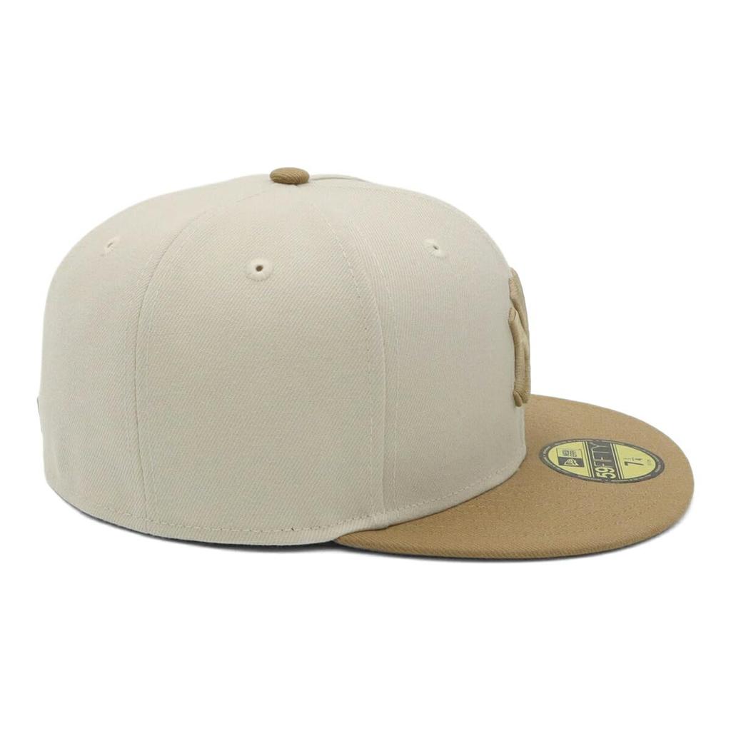 New Era cap 59FIFTY 14666274 NER34C2456 MLB New York Yankees NY White White Beige 7 ONSPOTZ Custom Made Hat Gokyu Fifty Unisex Summer Sunscreen UV