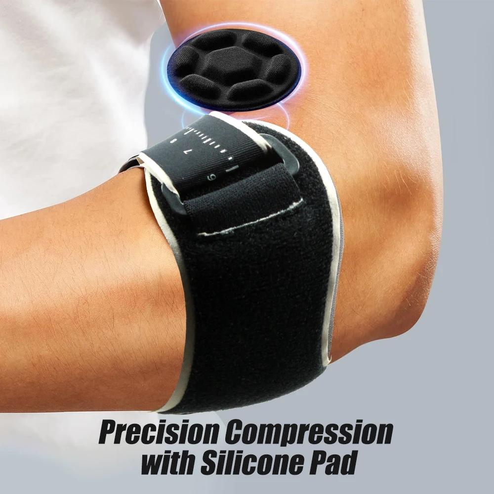 1 Pcs Elbow Brace For Tendonitis And Tennis Elbow Relief With Removebale Pad, Tennis Arm Pads, Comfortable Golfers Elbow Straps