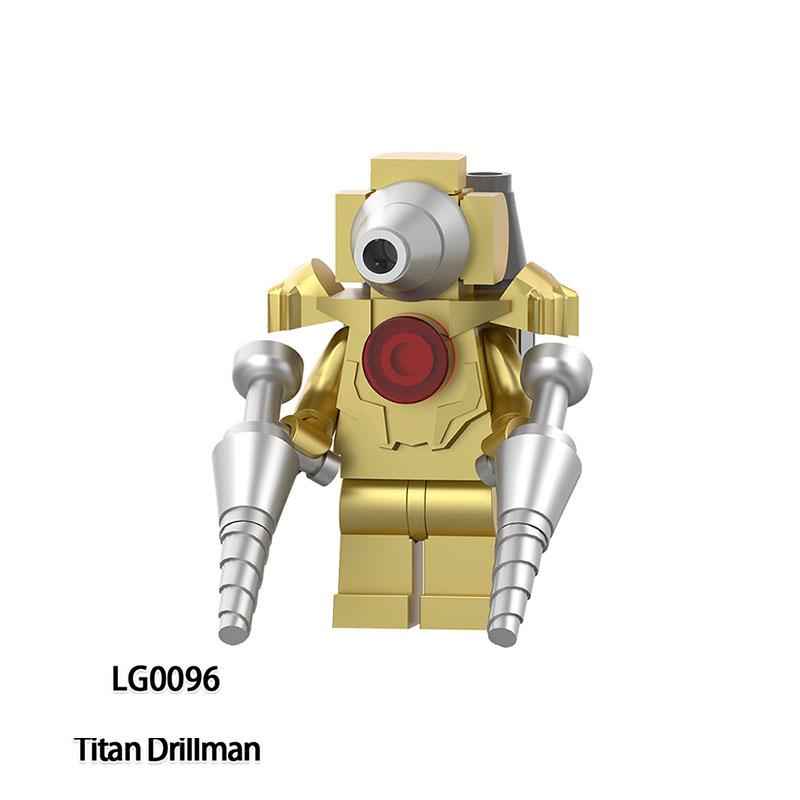 Скибиди Туалет Аниме Мультяшные Кубики Спикермен Телевизормен Оператор Экшн MOC Туалетмен против Монитора Конструктор Аудио