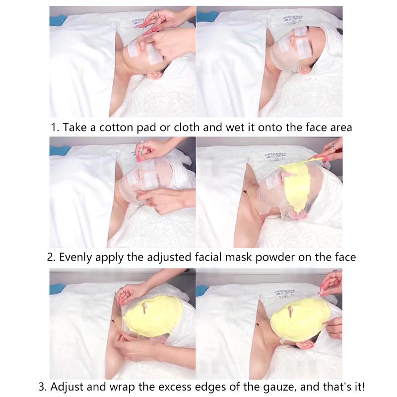 100 шт одноразовая спа-маска для лица марлевая бумажная маска салон красоты специальный марлевый блок предварительно вырезанный лицевой лист бумага из волокон кожи