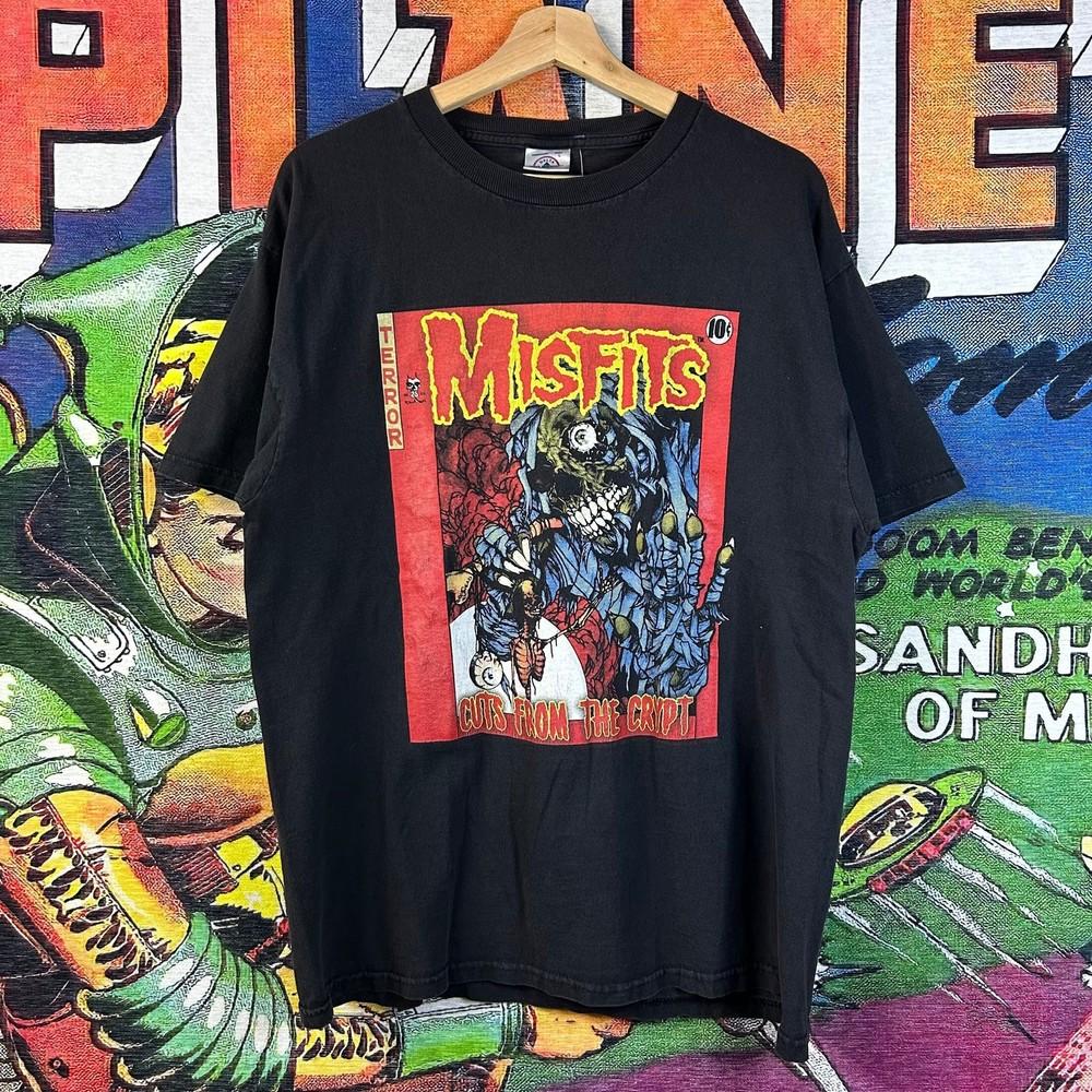 Ремейк 2001 Misfits By Cinder Block Футболка Редкий Дизайн Черная футболка NH24740 Унисекс Футболка