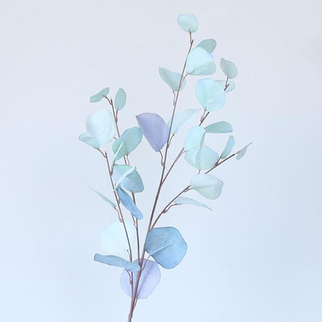 Искусственные сушеные цветы хлопка, ветка белого цветка для украшения свадебной вечеринки, искусственный цветок, домашний цветочный декор, листья эвкалипта 