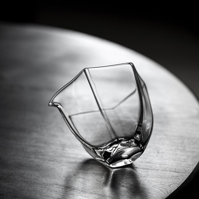 Стеклянная чаша справедливости 180 мл Маленькое чайное море в японском стиле Чайный разделитель