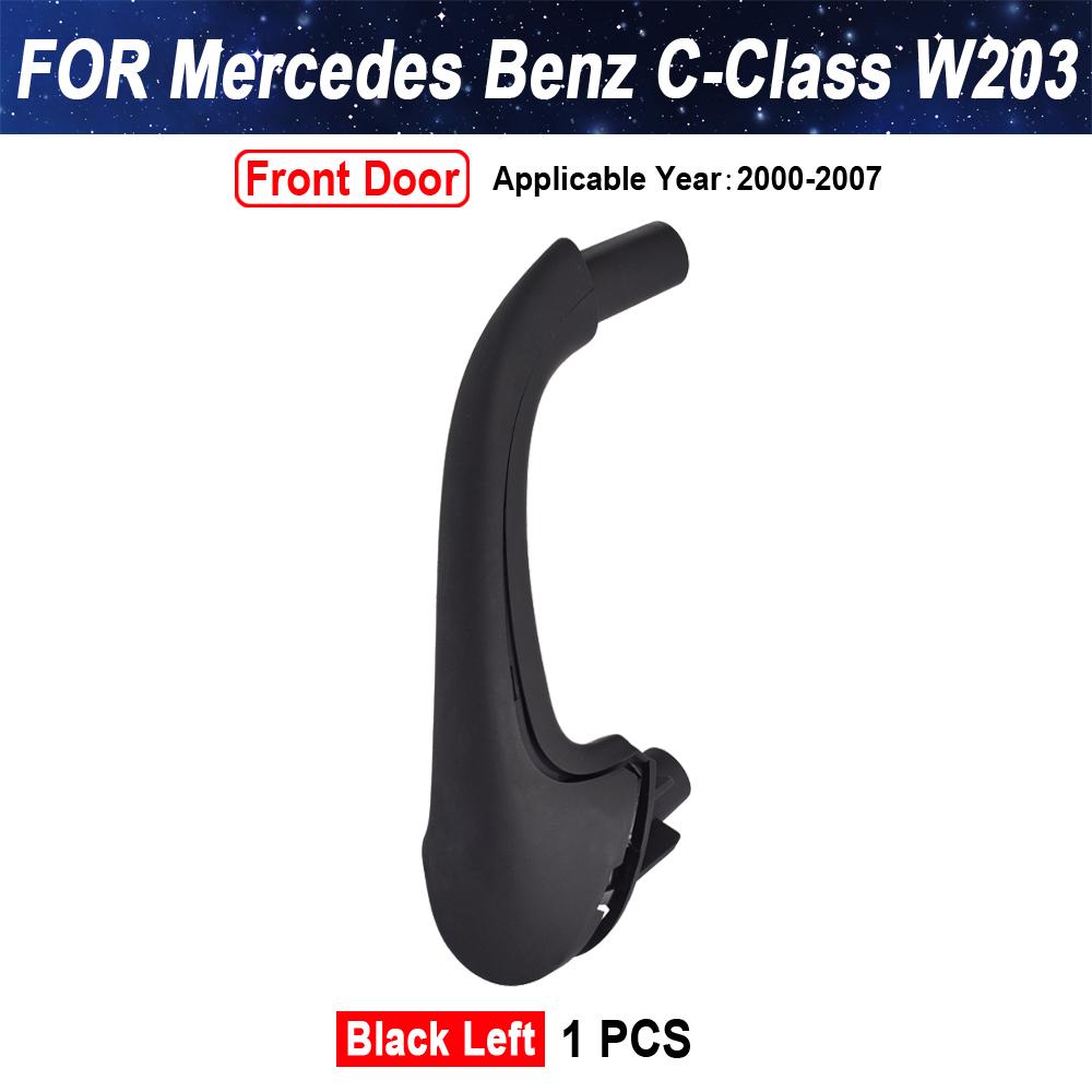Для Mercedes Benz C-Class W203 внутренняя дверная ручка, крышка, аксессуары для интерьера, ручки спереди и сзади, черный, бежевый, серый