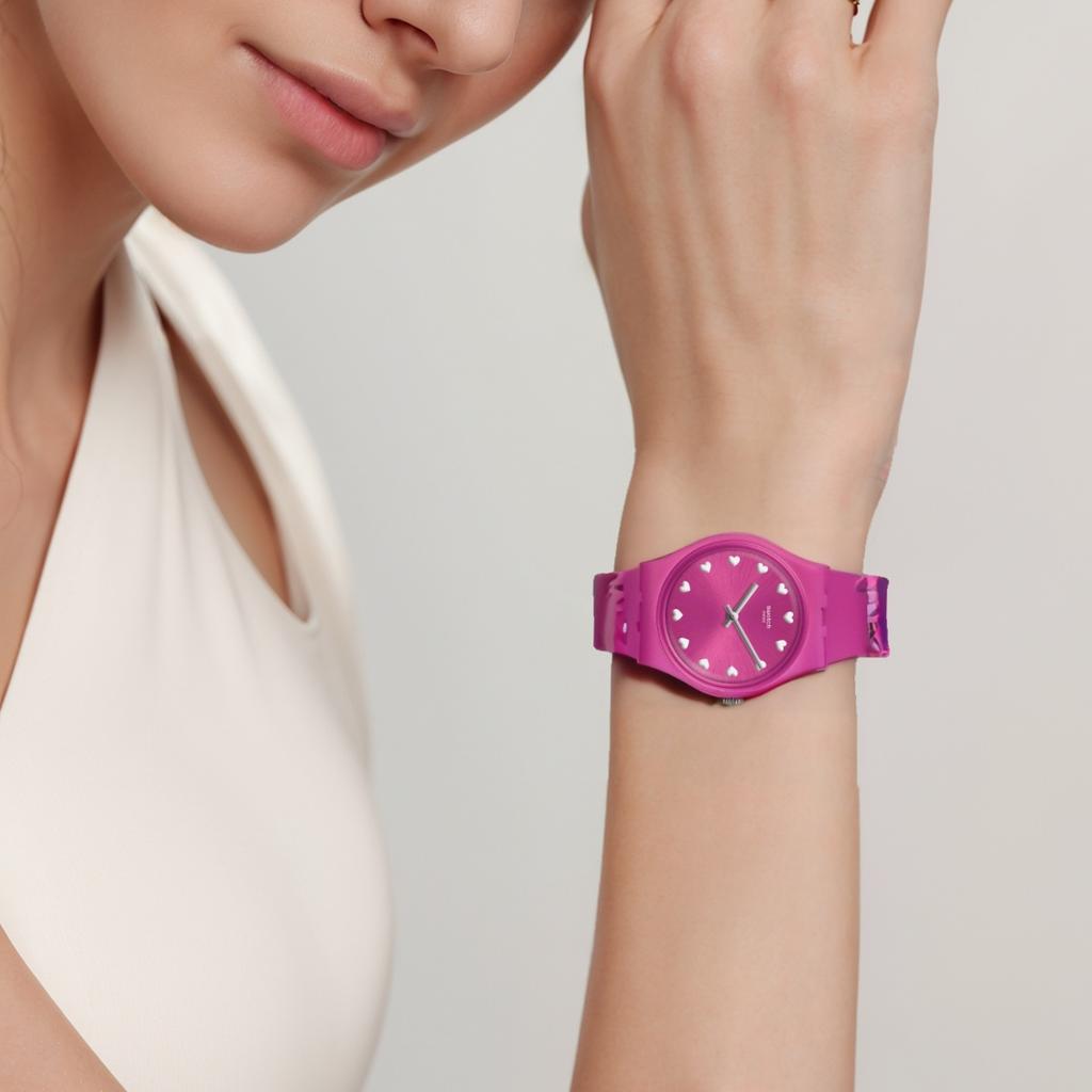 Swatch Женские розовые часы 34 мм GP160 GP160