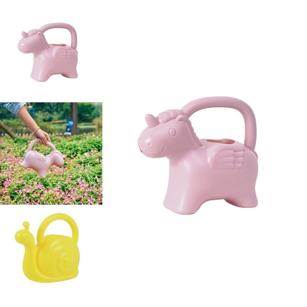 Красочная лейка для полива для детей Милый мультяшный дизайн слона Вместимость 1 л
