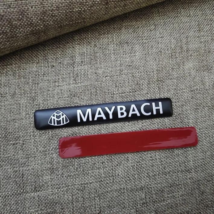 Aluminum Car Badge Sticker Accessories For Mercedes Benz AMG Brabus Maybach Smart W204 GLC CLA GLK W205 W203 W206 W108 W124 W126 BJ1