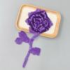 2PCS Handmade Sequin Rose Appliques Flower Clothing Applique Delicate Clothing Patches  Women