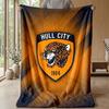 Hull FC Flannel Fleece Blanket Cozy Warm Throw Blanket For Couch Bed Travel All Season Use