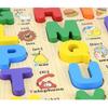 Качественная детская деревянная игрушка Пазл с алфавитом Обучающий подарок**