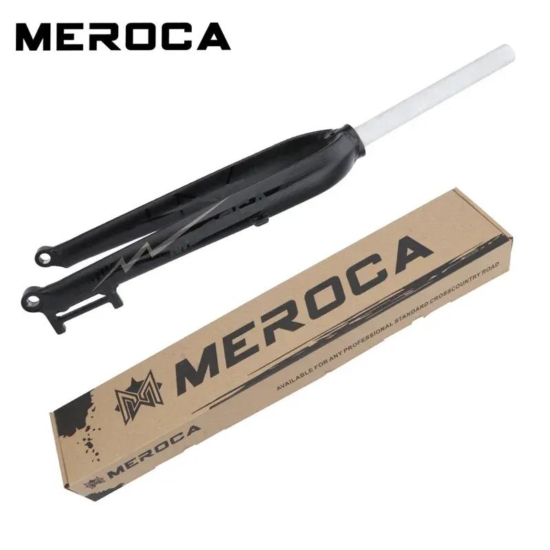 MEROCA Mountain Bike Barrel Shaft Hard Fork For Disc Brake 26/27.5/29 Inch Boost 15x100/110mm Forks EIEIO Bicycle Parts
