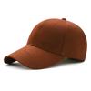 New Style Men's Baseball Cap Solid Color Simple Four-season Peaked Cap Hard Top Hat Women's Fashionable and Versatile