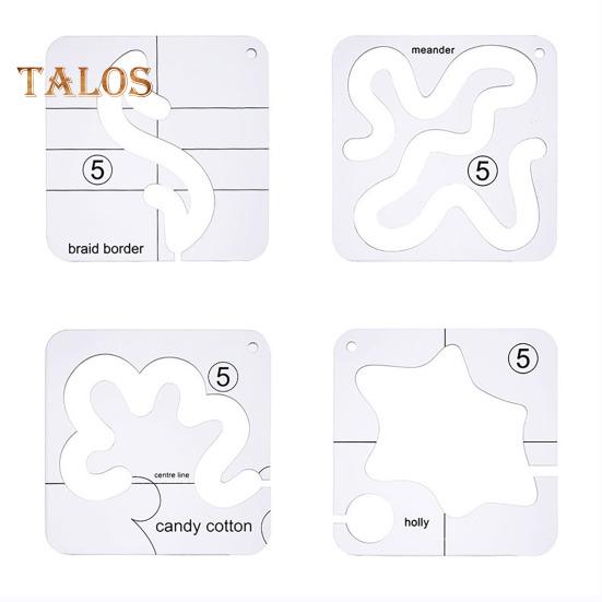 1 комплект акриловых шаблонов для квилтинга, линейка для квилтинга с возможностью свободного перемещения, шаблон для квилтинга своими руками, шаблон для трафарета, промышленная бытовая швейная машина, швейные принадлежности