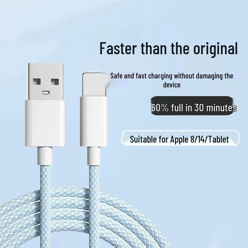 Плетеный кабель для быстрой зарядки PD20W для Apple 14 Pro Max/Phone 13
