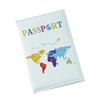 New Color Letter Map Printed Passport Holder Passport Cover Ticket Clip Passport Wallet Travel Wallet ID Card Holder Unisex
