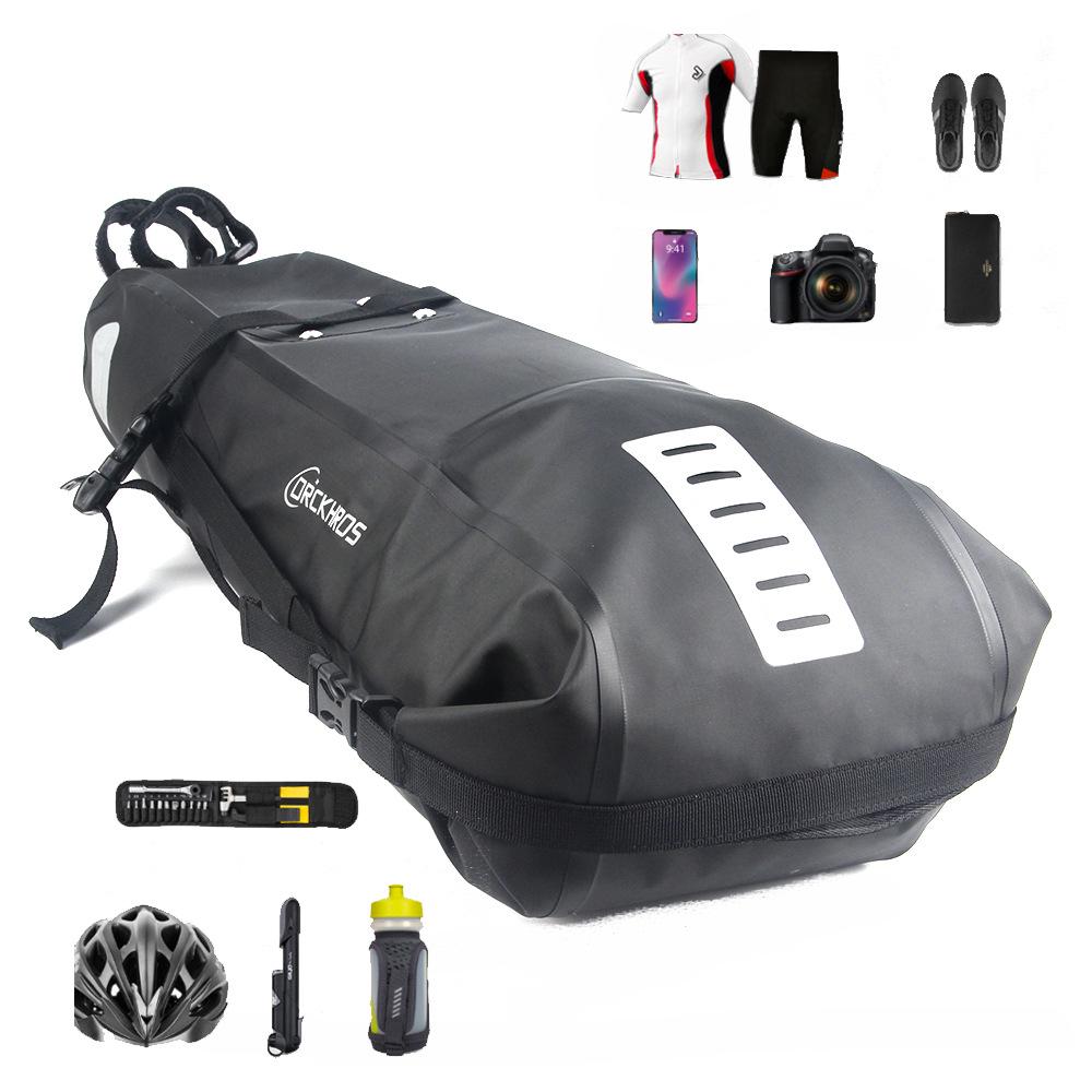 Велосипедная водонепроницаемая многофункциональная сумка большой вместимости для седла