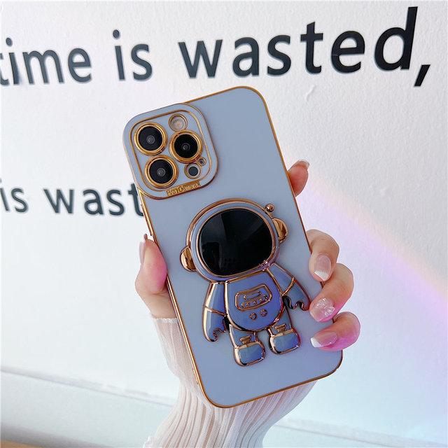 Чехол-держатель с подставкой астронавта для Iphone 13 11 12 Pro Max Xs Max Xr X 13pro Max противоударный бампер задняя крышка