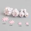 4pcs Mini Flower Daisy Polymer Clay Cutter INS Designer DIY Jewelry Texture Modeling Floral Decoration Spring Press Cutting Mold