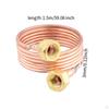 Трубка для кондиционера холодильника Медная капиллярная Сделай сам Компактные змеевиковые трубки для