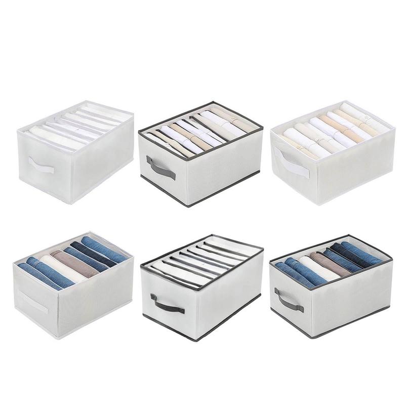 Коробка для хранения одежды Многослойный органайзер для шкафа Бытовые контейнеры Разделитель Корзина для домашнего хранения Для одежды Нижнего белья