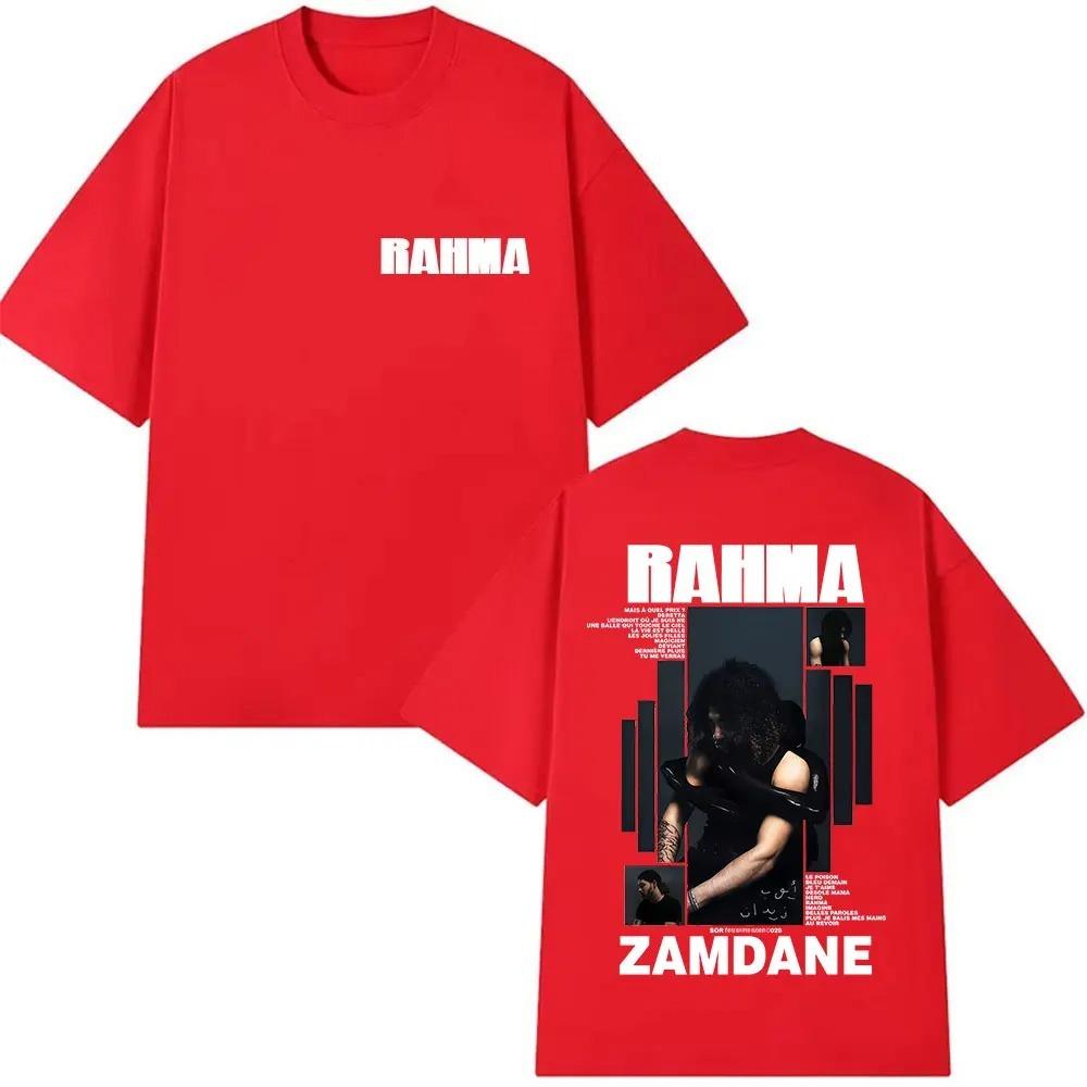 Unisex's Women Pop Music Hip Hop Short Sleeve T-shirts Rapper RAHMA Zamdane Album 2026 Graphic T Shirt Fans Loose Clothing NT-shirt