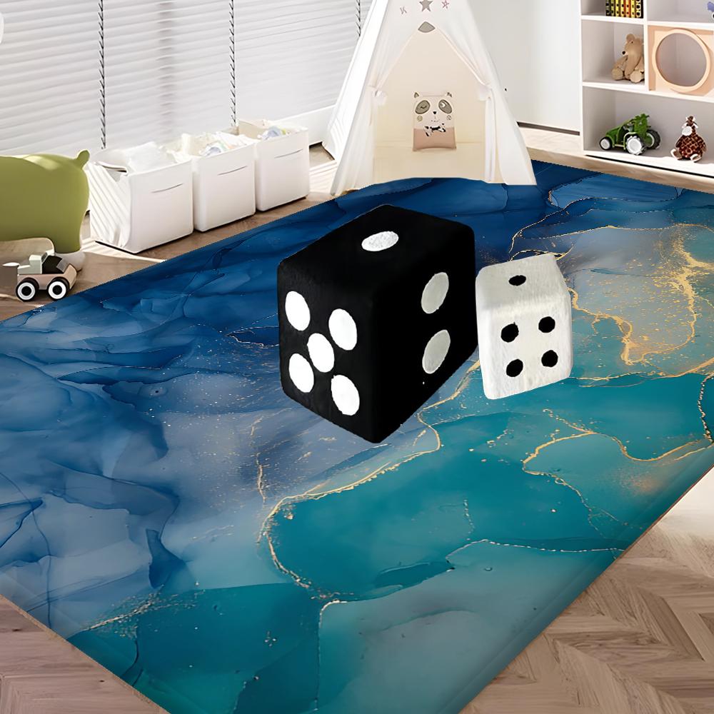 Цвет Синий Золотой Белый Мрамор Ковер для Прихожей Нескользящий Коврик для Прачечной Декор для Прачечной Балкон Детская Гостиная Туалетный Коврик