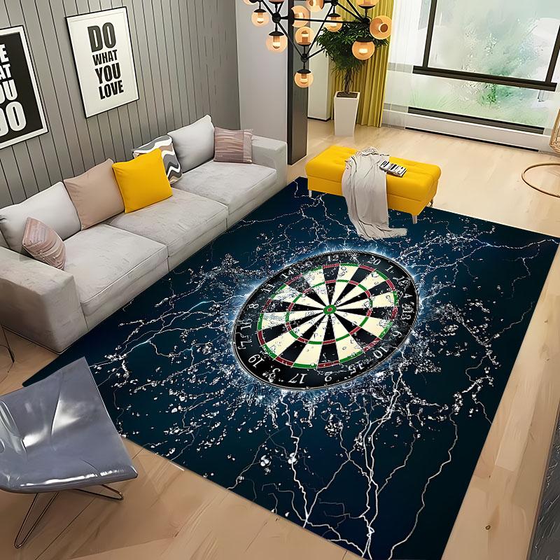 Dart Target Carpet for Living Room Bedroom Hallway Long Strip Alfombra Anti-slip Soft Area Rug Sofa Doormat Home Decor Tapete HD