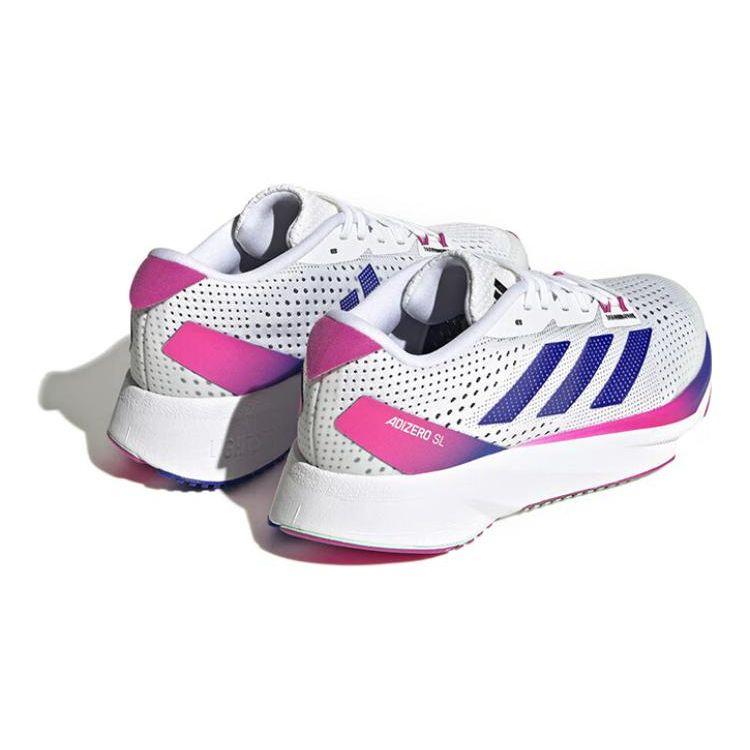 adidas Детские кроссовки Adizero SL J White Lucid Blue Fuchsia Cloud-White Lucid-Fuchsia H06413