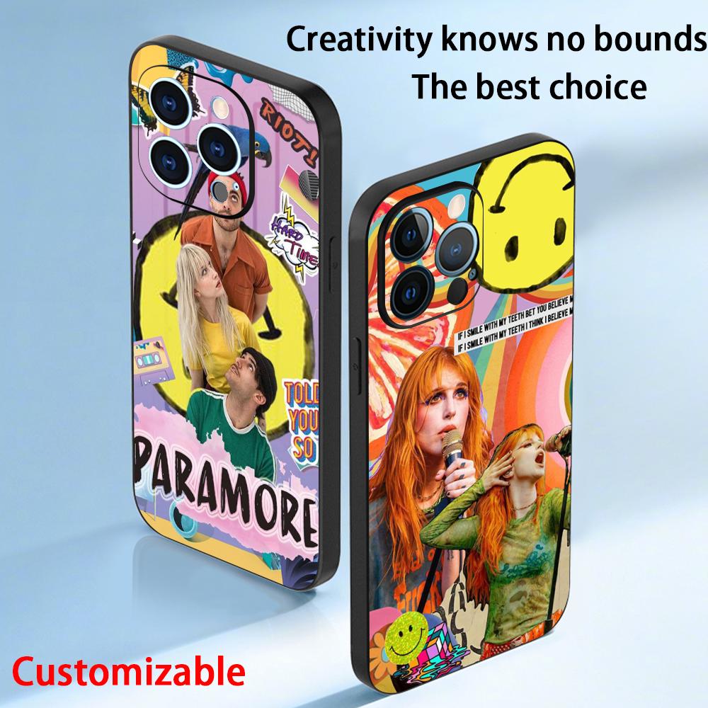 Paramore Хейли Уильямс дизайн плаката Чехол для телефона Для iPhone 17 16 e 15 14 13 12 Plus Mini Pro Max Мягкий черный Ударопрочный чехол